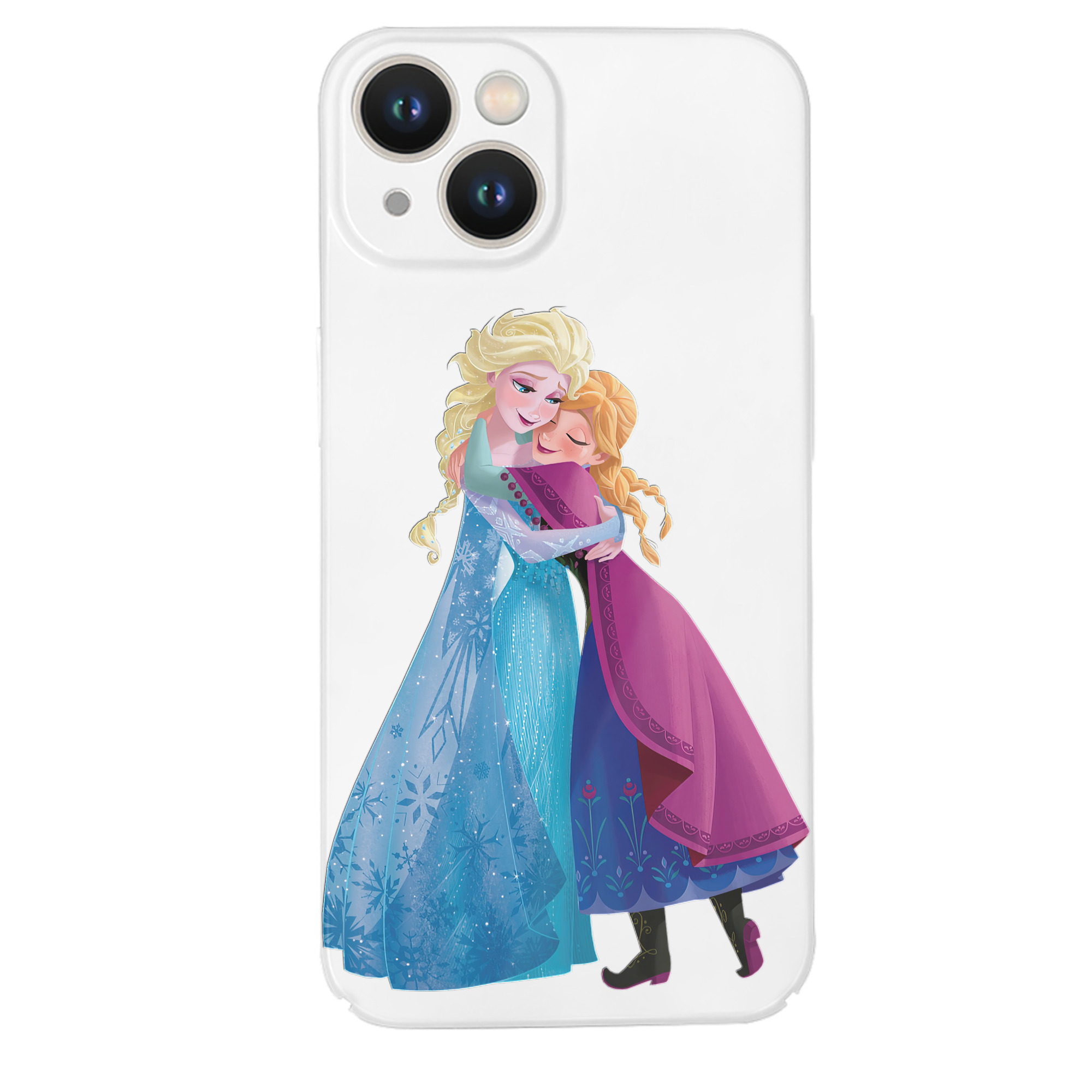 （画像用） アナと雪の女王 アンナ エルサ Frozen Anna Elsa 【iPhone 14シリーズ対応】ハードケース